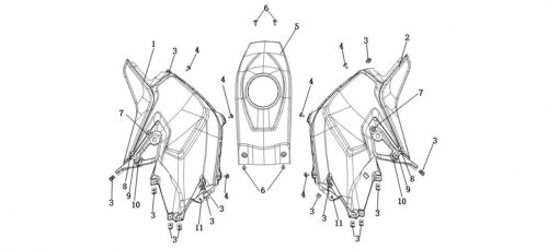 Maverick Fuel Tank Cover