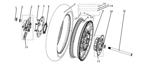Maverick Rear Wheel Assy