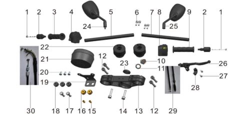 Handlebars Switches and Hand Controls